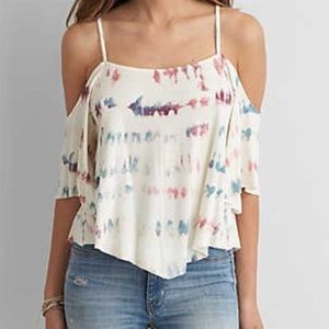 AEO Soft & Sexy Cold Shoulder Swing Top